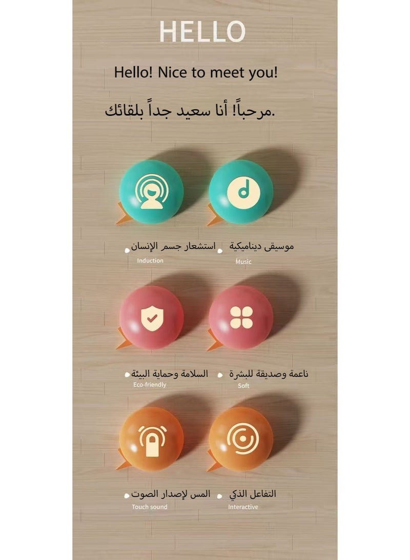 Sensor Rhythm Doll, Induction Rhythm Piano With 3 play modes, Parent-child Couple Interactive Plush banana toy，Human Body sensor beat music piano, A Soft and Unique Stuffed Toy for Kids and Adults - Image 3