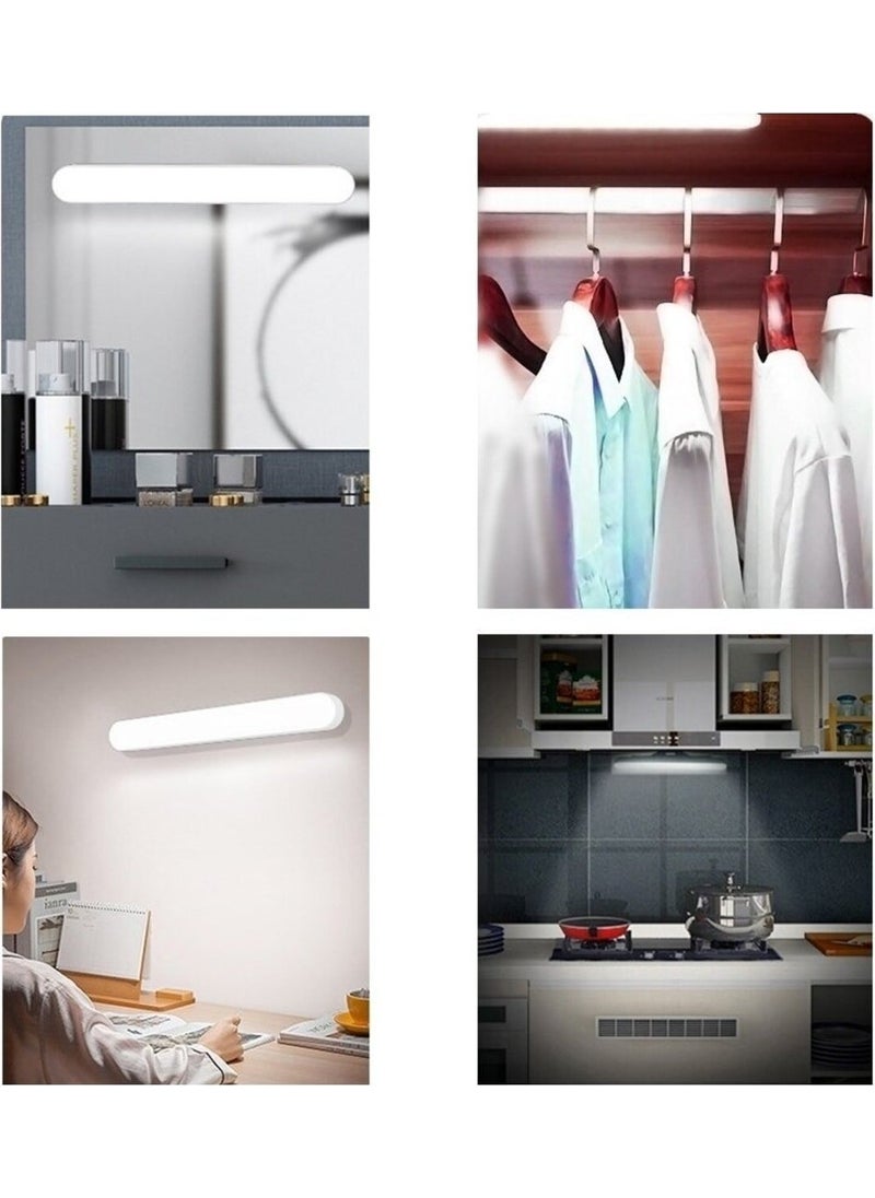 CATA ضوء LED قابل لإعادة الشحن مع مغناطيس شاحن مايكرو USB مصباح LED لاسلكي 3 أضواء مختلفة سبيردجول LED جدارية  - Image 4