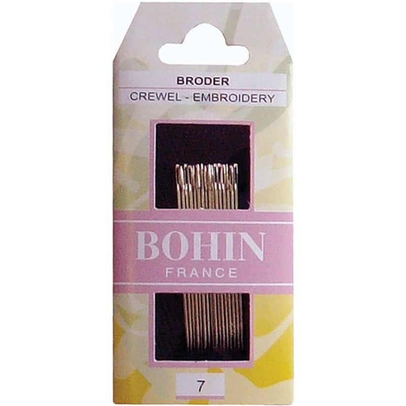 Bohin Crewel Embroidery Needles Size 7 15 Per Package
