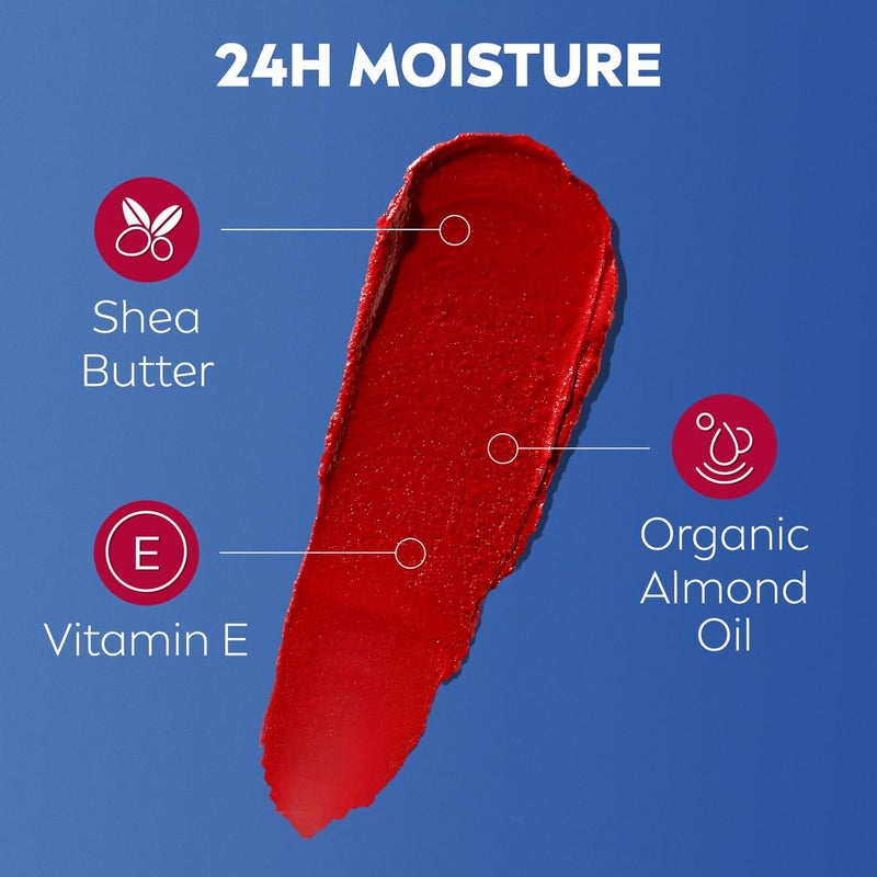 Lip Caring Beauty Red Color Lip and Cheek Balm SPF 30 Moisturising Tint with Sun Protection, 4.8g - Image 4