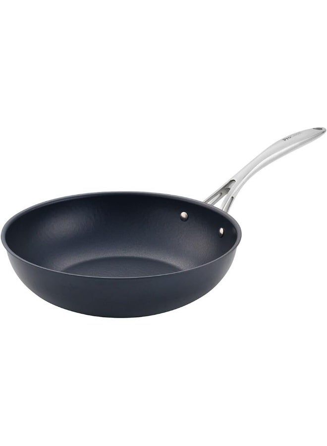 BS B&S 28CM Deep Frypan – BLACKPLUS 1810 Stainless Steel Handle – 3L Capacity – Non-Stick High-Tech Coating – Induction Base – Durable & Eco-Friendly Kitchen Accessory for Frying, Sautéing & Cooking - Image 3