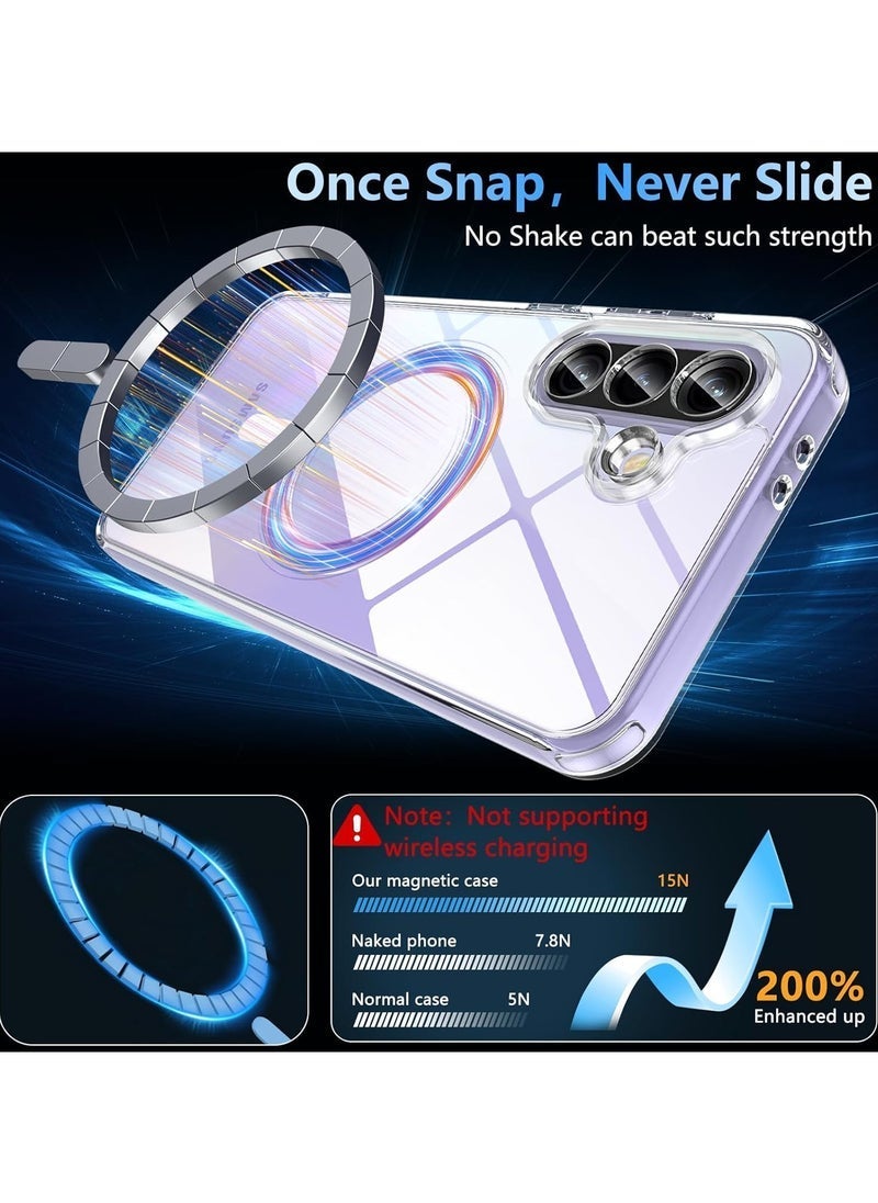 Raxoom 2 in 1 Samsung A36 5G Case Compatible with Magsafe Anti Yellow with Screen Protector,ShockProof Cover for Samsung Galaxy A36 5G (2025) - Image 2