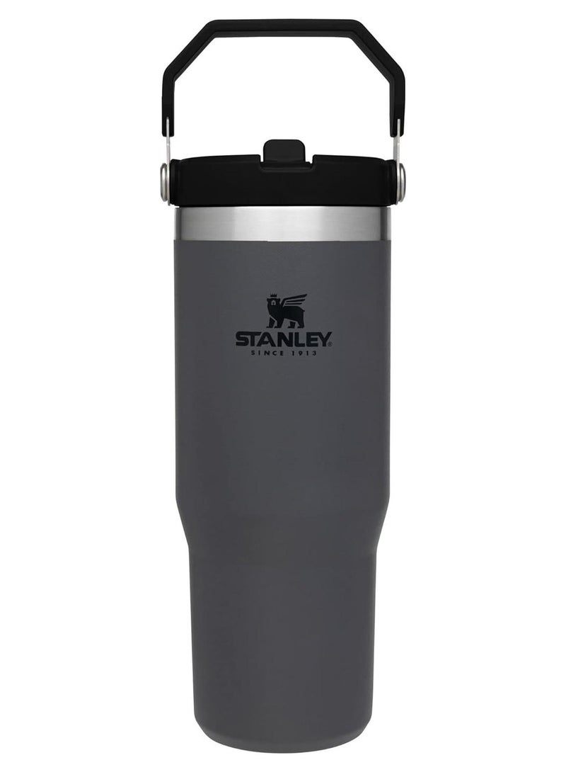 ستانلي ستانلي من الفولاذ المقاوم للصدأ من الفولاذ المقاوم للصدأ - زجاجة ماء معزول بالفراغ للمنزل أو المكتب أو سيارة كوب قابل لإعادة الاستخدام مع القش المقاوم لوجه بارد من أجل ، 30 أوقية - Image 1