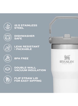 Stanley Stanley Stainless Steel Tumbler - Vacuum Insulated Water Bottle for Home, Office or Car Reusable Cup with Straw Leak Resistant Flip Cold for, 30oz - view 4