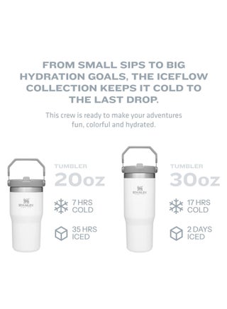 Stanley Stanley Stainless Steel Tumbler - Vacuum Insulated Water Bottle for Home, Office or Car Reusable Cup with Straw Leak Resistant Flip Cold for, 30oz - view 5