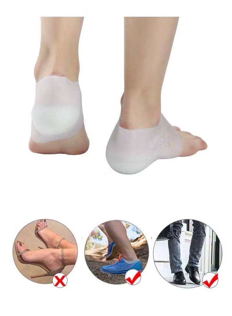Generic 2 Pcs 3 cm Invisible Height Increase Insole,  Wearable Cushion Inserts Shoe Soft Heel Lift Insole Leg Lengthen for Men and Women  - Image 3