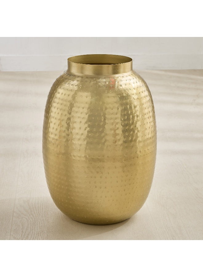 Home Box Avya Metal Hammered Floor Planter - 33x33x45 cm  - Image 2
