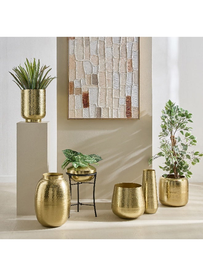 Home Box Avya Metal Hammered Floor Planter - 33x33x45 cm  - Image 4
