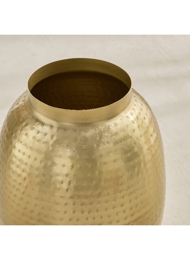 Home Box Avya Metal Hammered Floor Planter - 33x33x45 cm  - Image 3