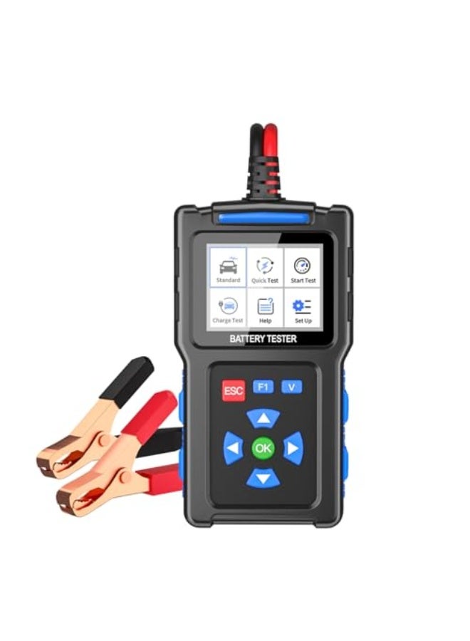Generic Eacam 12V24V Car Battery Tester, Automotive Battery Tester, 20-2000 CCA 10AH-300AH Lead-acid Batteries Tester with 2.4-inch TFT Color Screen Display for Cars, Trucks, Motorcycles  - Image 1