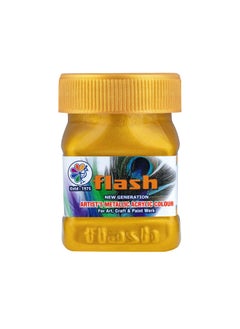 Flash Flash Acrylic Color (Gold Plus, 50ml)  - Image 1