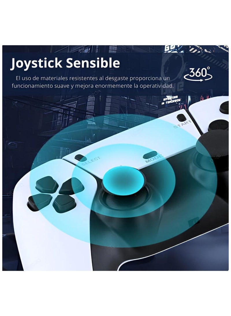 Retro Game Console & TV Stick – SVP K8 Pro, 4K HD Output, 64GB Storage, Classic Games, 15 Emulators, Plug & Play, Wireless Controllers, Gaming System for Family, Kids & Adults