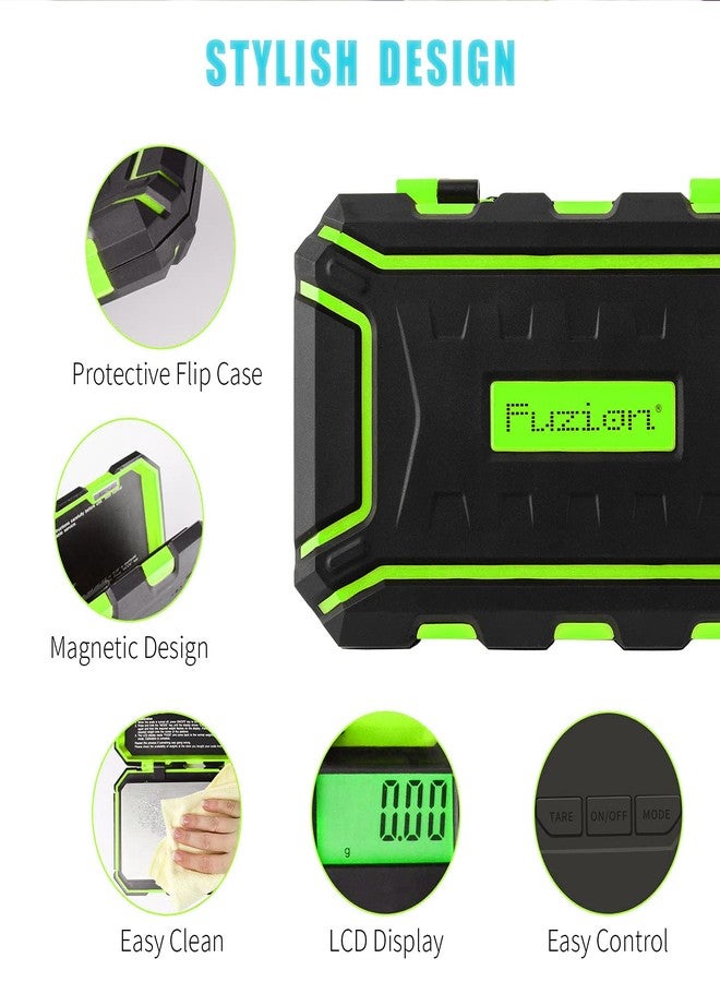 Fuzion Digital Pocket Scale, 200g x 0.01g Gram Scale, Mini Scale 6 Units Jewelry Scale with LCD Display, Tare Function, 50g Cal Weight - Image 3