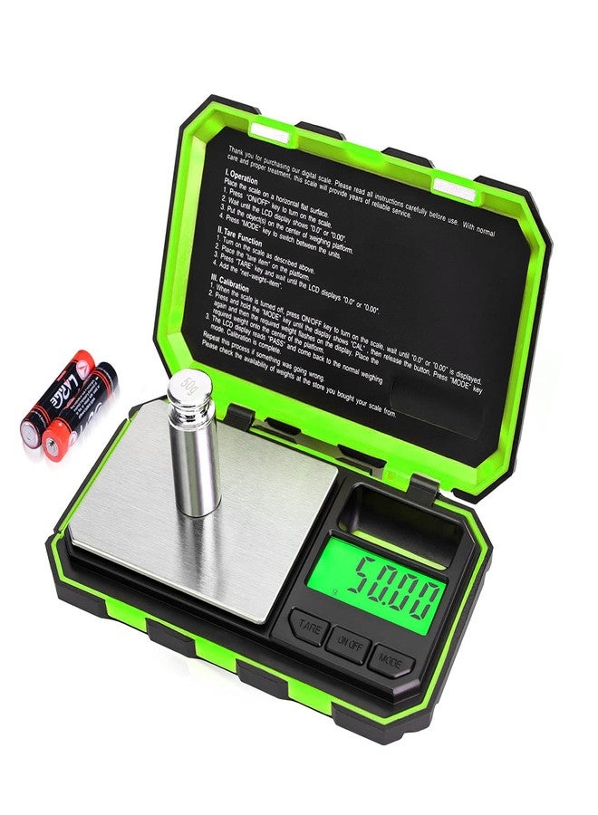 Fuzion Digital Pocket Scale, 200g x 0.01g Gram Scale, Mini Scale 6 Units Jewelry Scale with LCD Display, Tare Function, 50g Cal Weight - Image 1