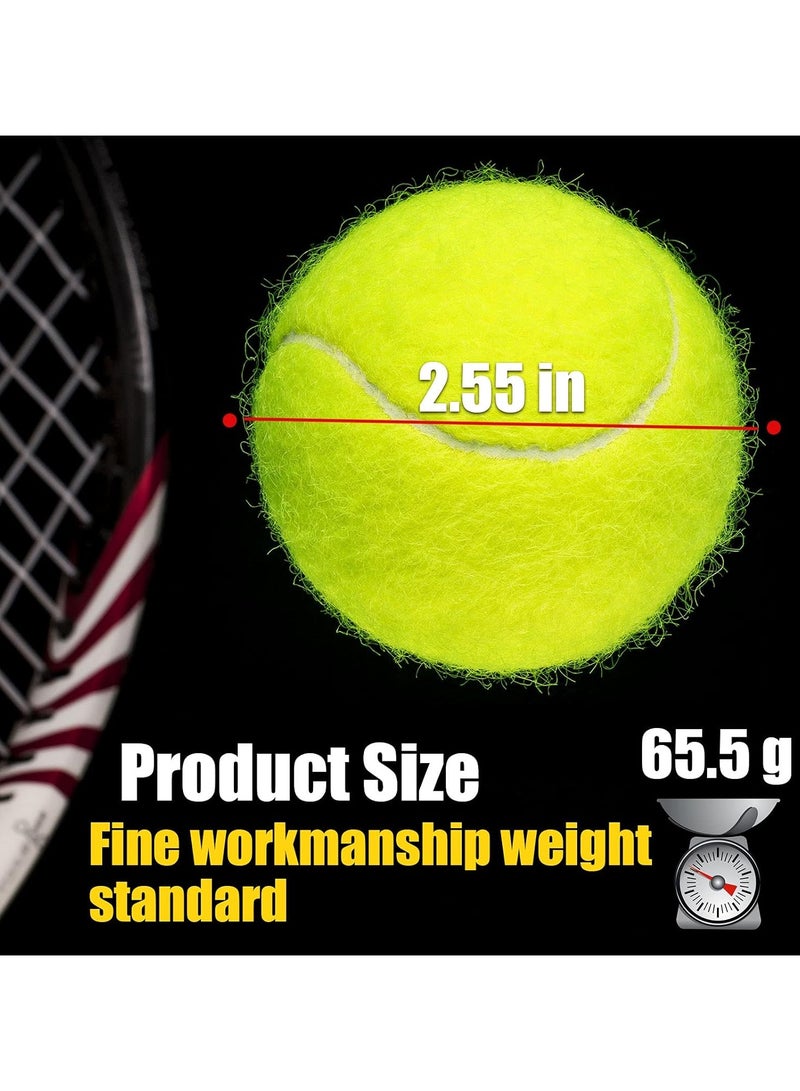 Generic Tennis Balls, 6 Pack Training Tennis Balls,High Elasticity Practice Tennis for Beginner, Exercise Playing Balls for Pet Dog - Image 3