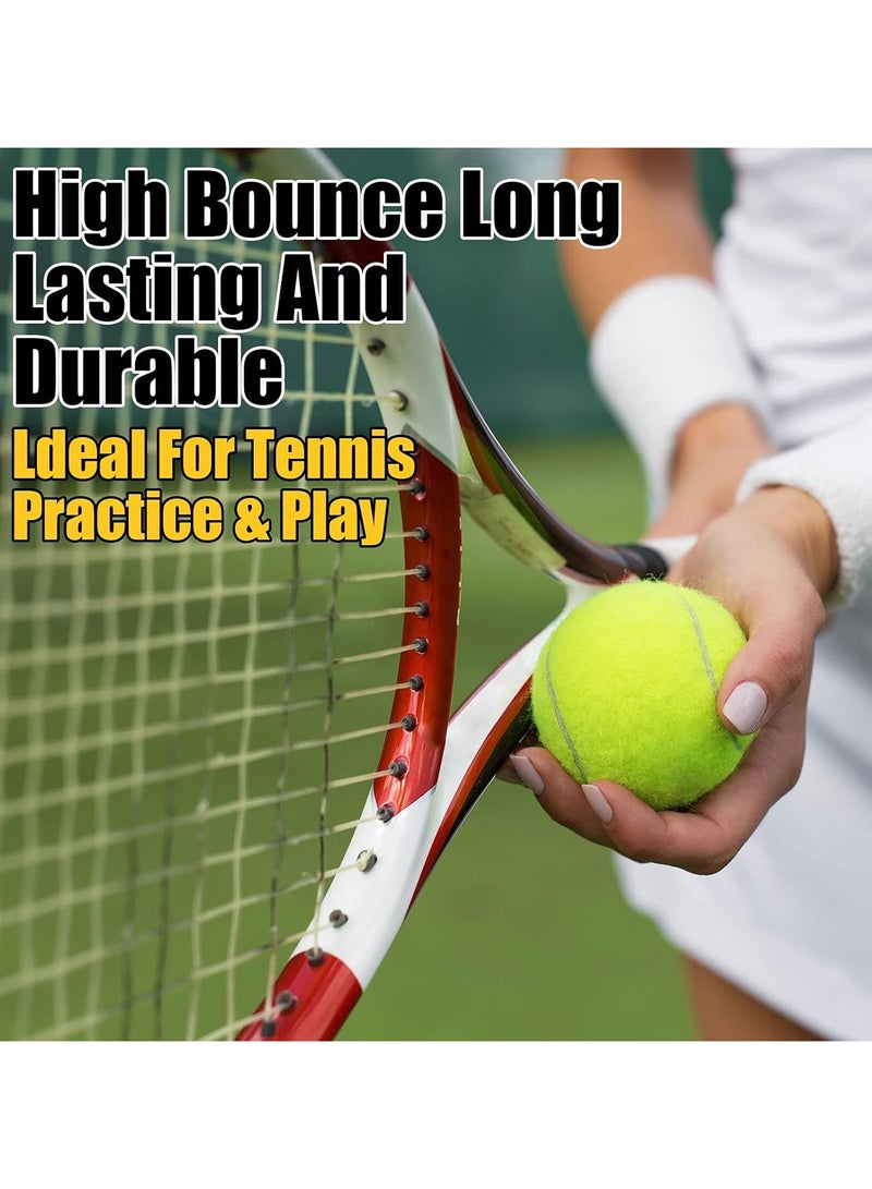Generic Tennis Balls, 6 Pack Training Tennis Balls,High Elasticity Practice Tennis for Beginner, Exercise Playing Balls for Pet Dog - Image 4