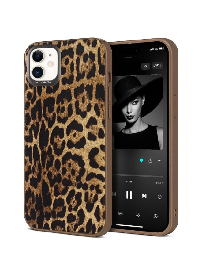 جراب هاتف بنقشة جلد النمر البري ونمط حيواني جريء لهاتف iPhone 11 (Tiger 1)