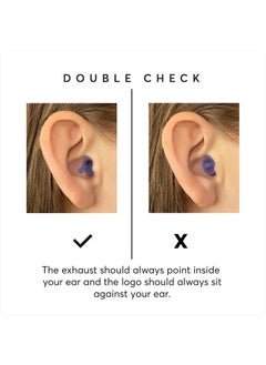 Flare Audio Flare Calmer – Ear Plugs Alternative – Reduce Annoying Noises Without Blocking Sound – Soft Reusable Silicone - Translucent  - Image 4