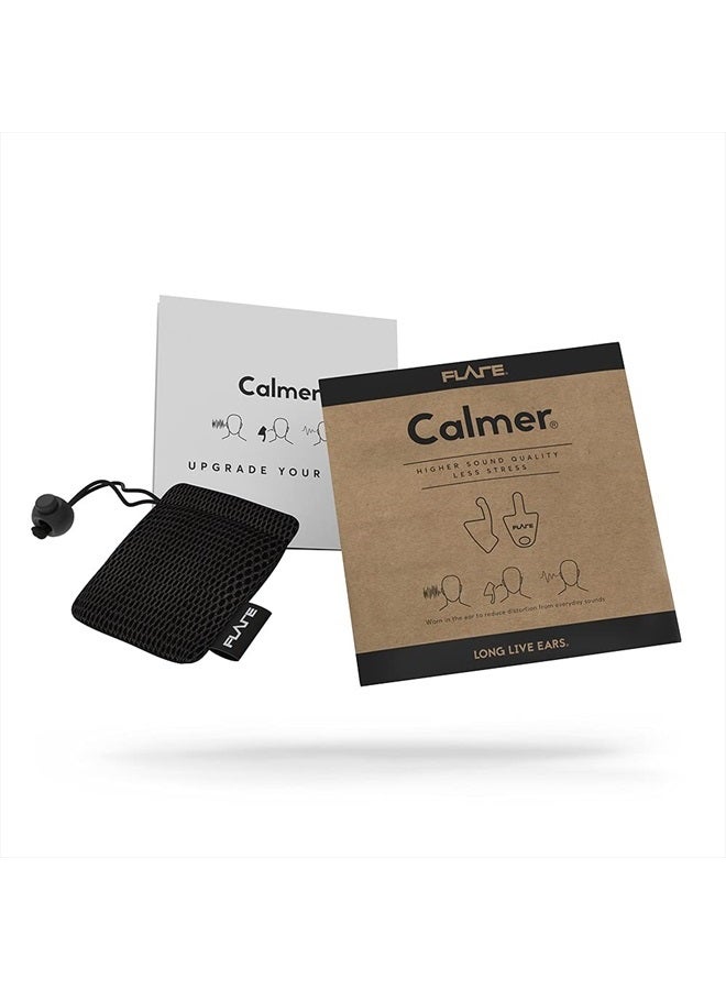 Flare Audio Flare Calmer – Ear Plugs Alternative – Reduce Annoying Noises Without Blocking Sound – Soft Reusable Silicone - Translucent - Image 5