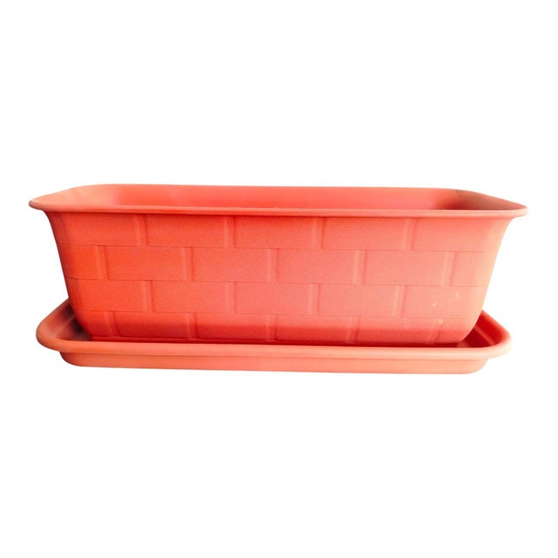 خورشيد للبلاستيك حوض 18*50 سم من خورشيد بلاست للبلاستيك - بني - Image 1