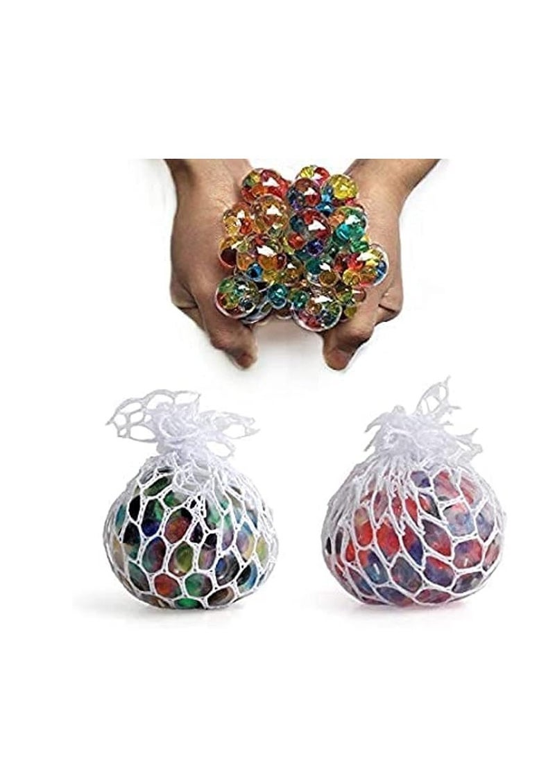 قطعتين من كرات السلايم الشبكية للاطفال والكبار، للتسلية ولتهدئة الاعصاب وازالة التوتر - Image 3