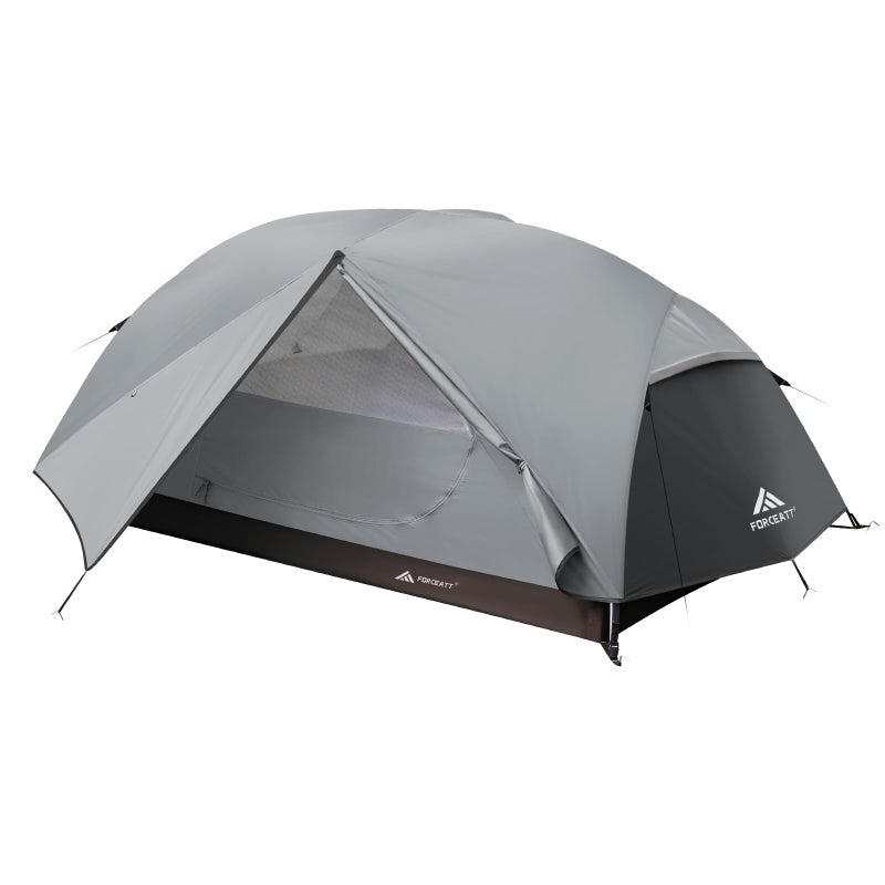 Forceatt Tent 2 Person Camping Tent, 2 Doors, Waterproof & Windproof, 3-4 Season, Ultralight Backpack Tent for Trekking, Camping, Outdoor - Image 1