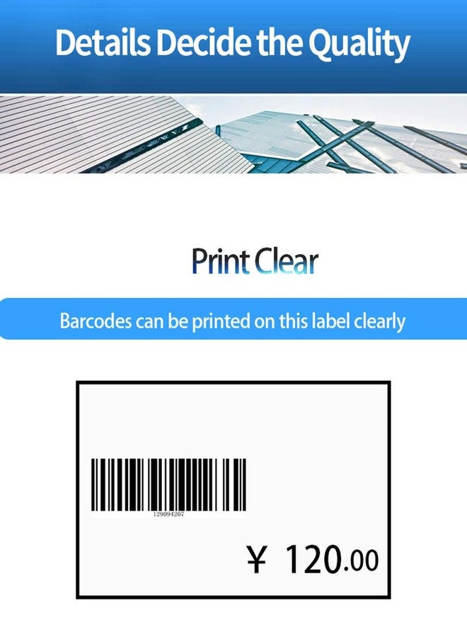 Aomya 4 Pack DK-2205 BRO Compatible Label Paper Roll 2-3/7"x100' Continuous White Labels with 4 Reusable Cartridges use for QL-700 QL570 QL710W QL800 QL810W QL1060N QL720NW QL550 (4) - Image 4