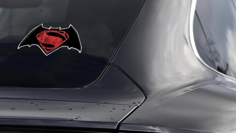 Elektroplate Batman v Superman Automotive Decal - Image 2