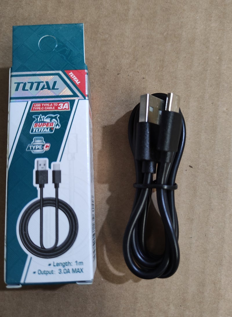 TOTAL 1m USB A to Type-C Charger Cable - Image 2