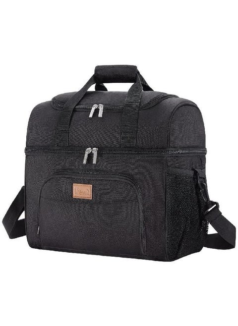 Large Cooler Bag 27/32/48 Cans Insulated Lunch Bag Lightweight Portable Cool Bag Double Layer For Picnic, Beach, Work, Trip