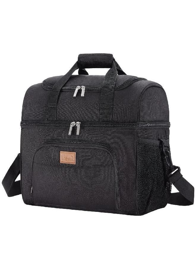 Lifewit - Large Cooler Bag 27/32/48 Cans Insulated Lunch Bag Lightweight Portable Cool Bag Double Layer For Picnic, Beach, Work, Trip - Image 1