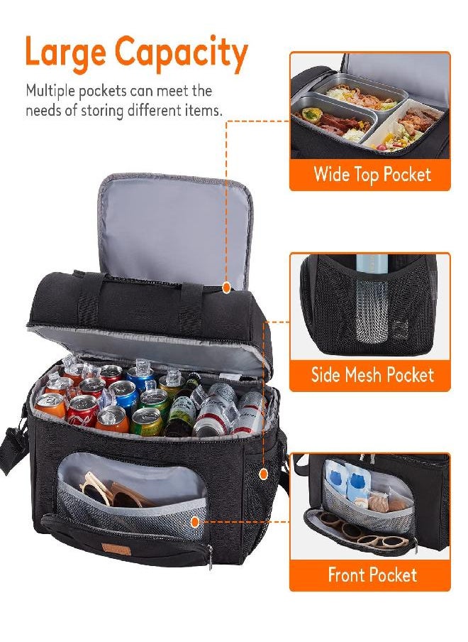 Lifewit - Large Cooler Bag 27/32/48 Cans Insulated Lunch Bag Lightweight Portable Cool Bag Double Layer For Picnic, Beach, Work, Trip - Image 1