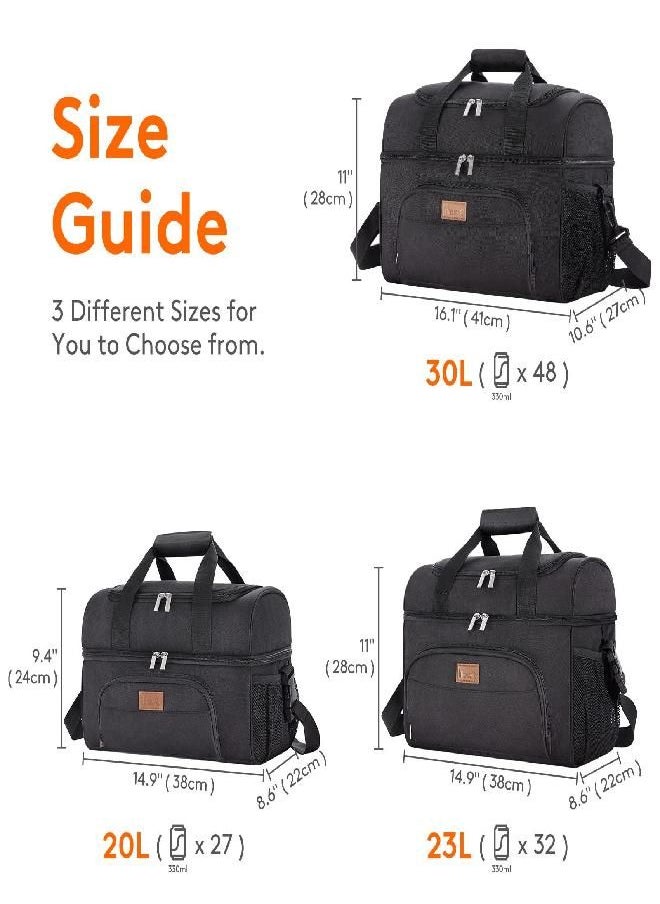 Lifewit - Large Cooler Bag 27/32/48 Cans Insulated Lunch Bag Lightweight Portable Cool Bag Double Layer For Picnic, Beach, Work, Trip - Image 1