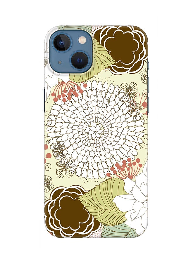Stylizedd Case for Apple iPhone 14 Plus Case Slim Snap Classic Series Mobile Cover Hard PC Shield Matte Finish Print - Blooming Flower 