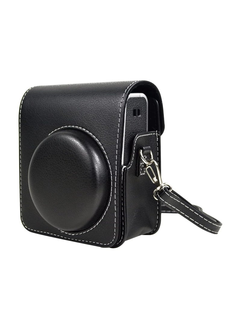 Mini 40 PU Leather Case for Fujifilm Instax Mini 40 Instant Camera, Protective Case with Removable Shoulder Strap - Image 1