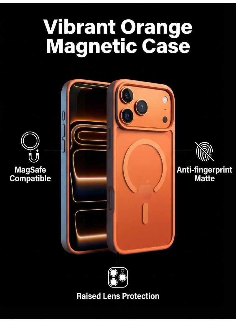 V.nice Magnetic Shockproof for iPhone 17 Pro Max Case, Camera Control, Fit for MagSafe, Military-Grade Protection, Translucent Slim Case Anti-Fingerprint - Image 5