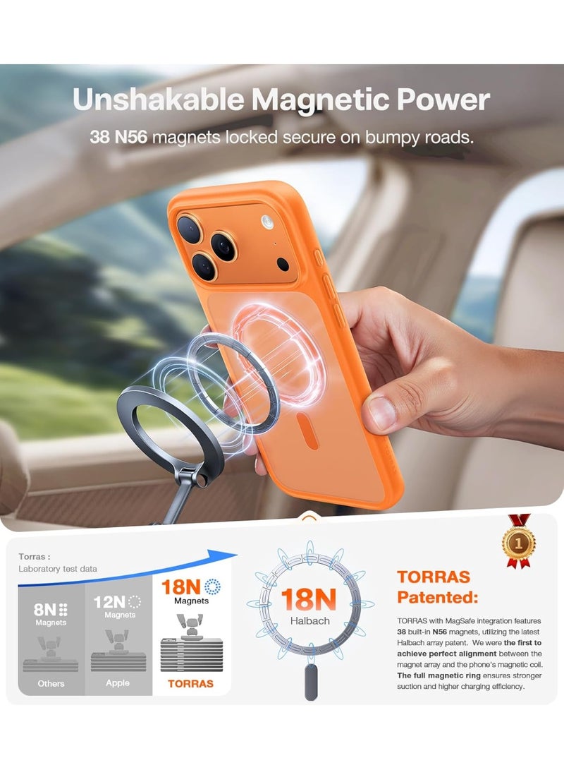 V.nice Magnetic Shockproof for iPhone 17 Pro Max Case, Camera Control, Fit for MagSafe, Military-Grade Protection, Translucent Slim Case Anti-Fingerprint - Image 4