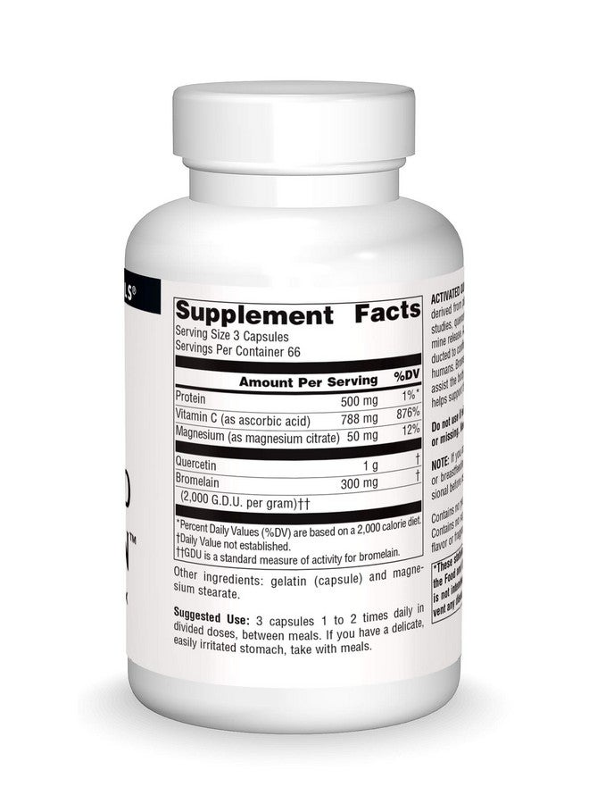 Source Naturals Activated Quercetin, for Seasonal & Immune Support - 200 Capsules - Image 3
