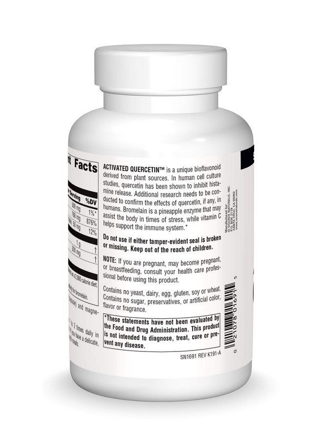 Source Naturals Activated Quercetin, for Seasonal & Immune Support - 200 Capsules - Image 2