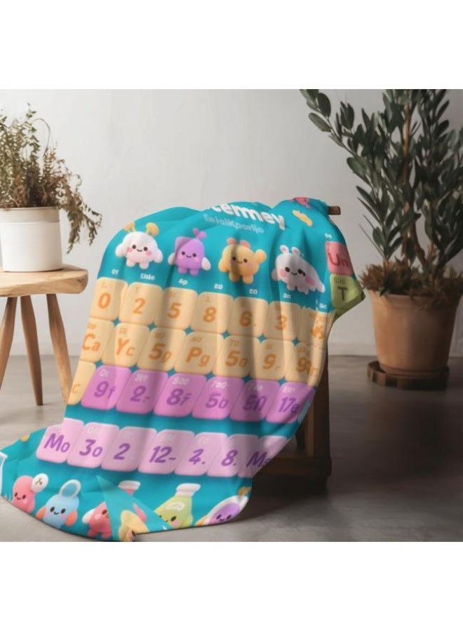 عام بطانية رقيقة من الفانيلا الكرتونية للأطفال والرضع (دافئة ومريحة، ومناسبة للنوم والألعاب) 70 سم * 100 سم - Image 4