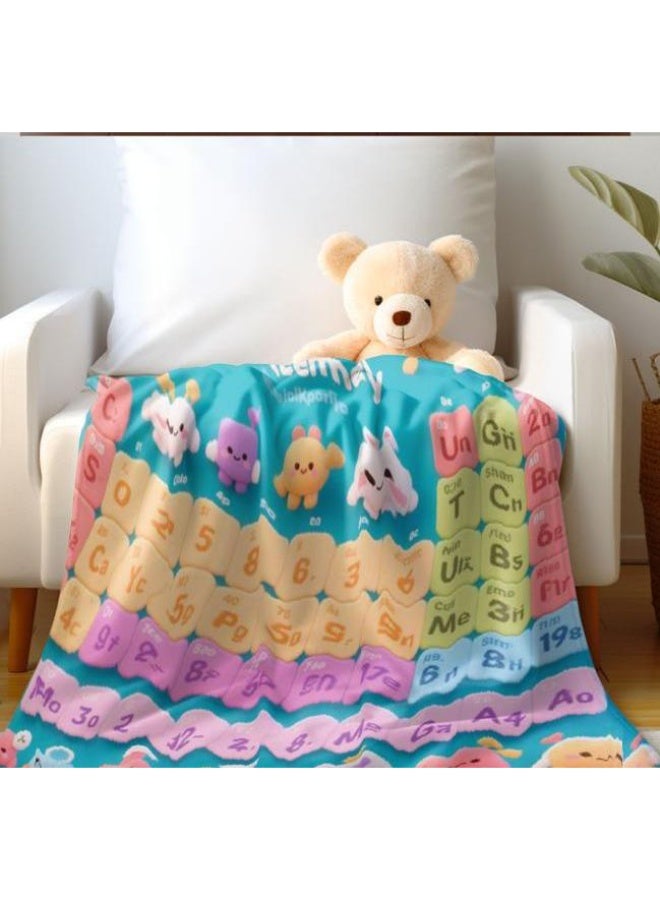 عام بطانية رقيقة من الفانيلا الكرتونية للأطفال والرضع (دافئة ومريحة، ومناسبة للنوم والألعاب) 70 سم * 100 سم - Image 3