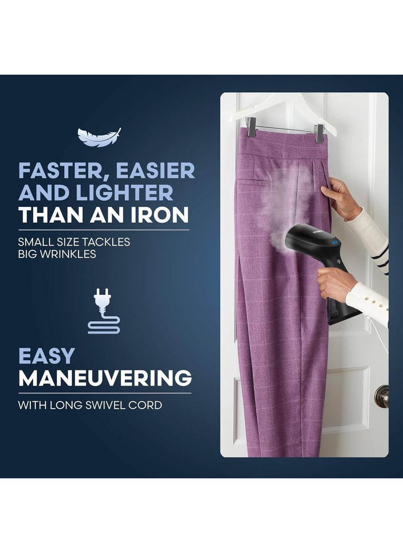CONAIR Conair Compact Garment Steamer for Clothes Small Size Tackles Big Wrinkles with Fast Heat Up  - Image 3