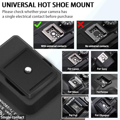 MEDALight F1 Mini Camera Flash Camera Flash Speedlite for Ricoh (GR3/GR3X,etc.) Fuji/Sony ZV1/Nikon/Canon,Digital Film Cameras,Portable Mini hot Shoe Flashlight for DSLR Cameras.(Brown Rosegold) - Image 3