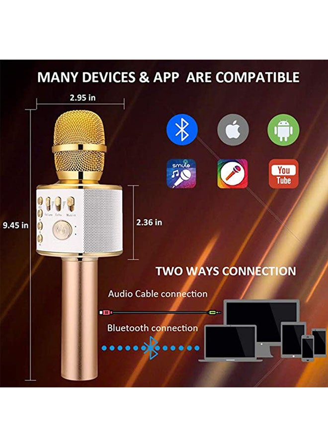 Bluetooth Handheld Karaoke Speaker Microphone with Case and Accessories ANY115 Multicolour - Image 3