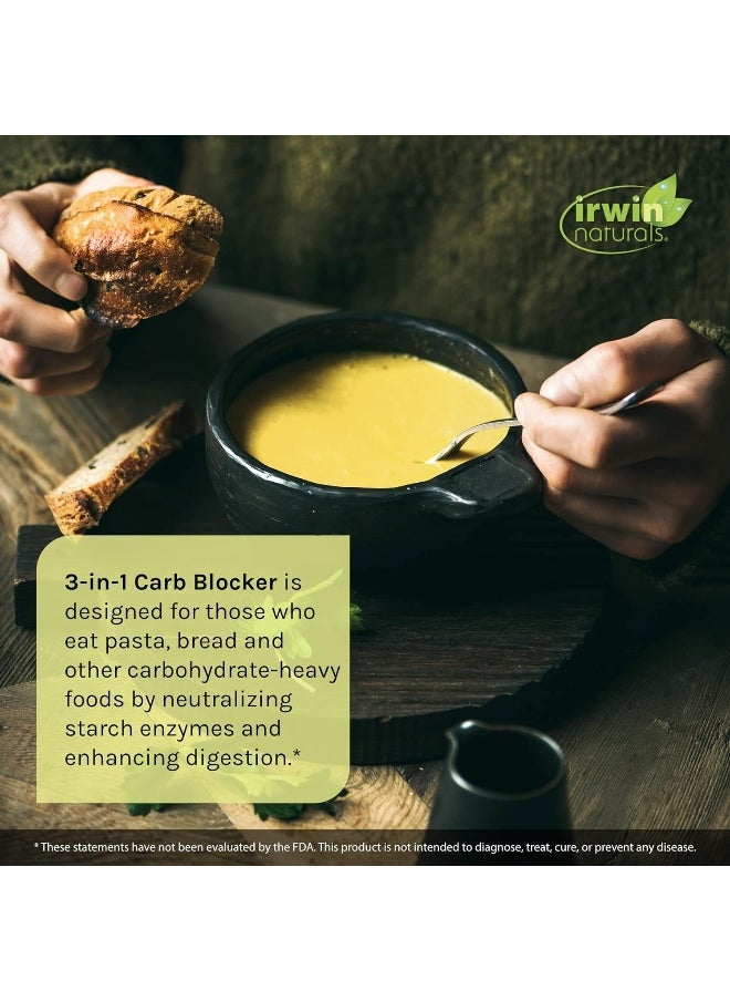 Irwin Naturals Carb Blocker Neutralize Carbohydrates And Support Metabolism Liquid Softgels - Pack Of 2  - Image 4