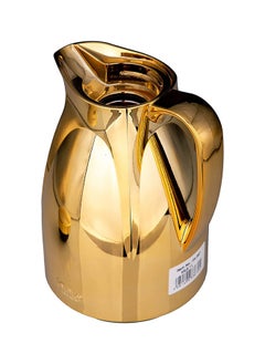 Valk Vacuum Flask with Double Wall Glass (600ml) | Wide Mouth with Anti-Leakage Cap Double Walled Travel Mug | Liter Gold Color  - Image 3