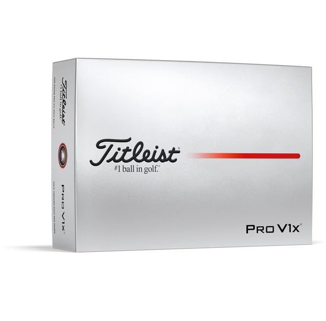 Titleist Pro V1X 2025 Golf Ball White (One Dozen) - Image 1