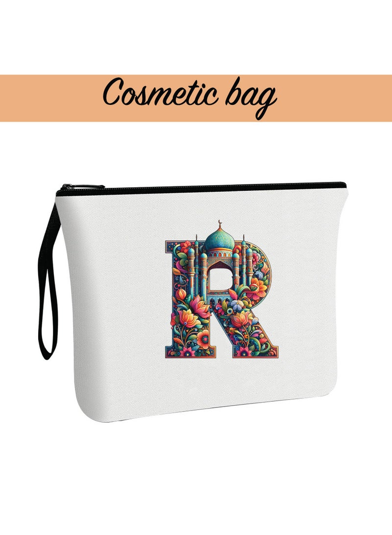 PRINTSHOP4ME Pack of 3 Initial Monogram Gift Set - Black Coffee Mug, Cosmetic Bag and Cotton Tote bag Set - Gift Set for Her - Perfect for Ramadan, School, Travel and Birthday Gift  - Image 4