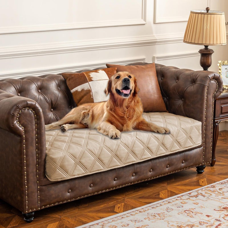 Ameritex Waterproof Dog Bed Cover Pet Blanket with AntiSlip Back for Furniture Bed Couch Sofa - Image 2