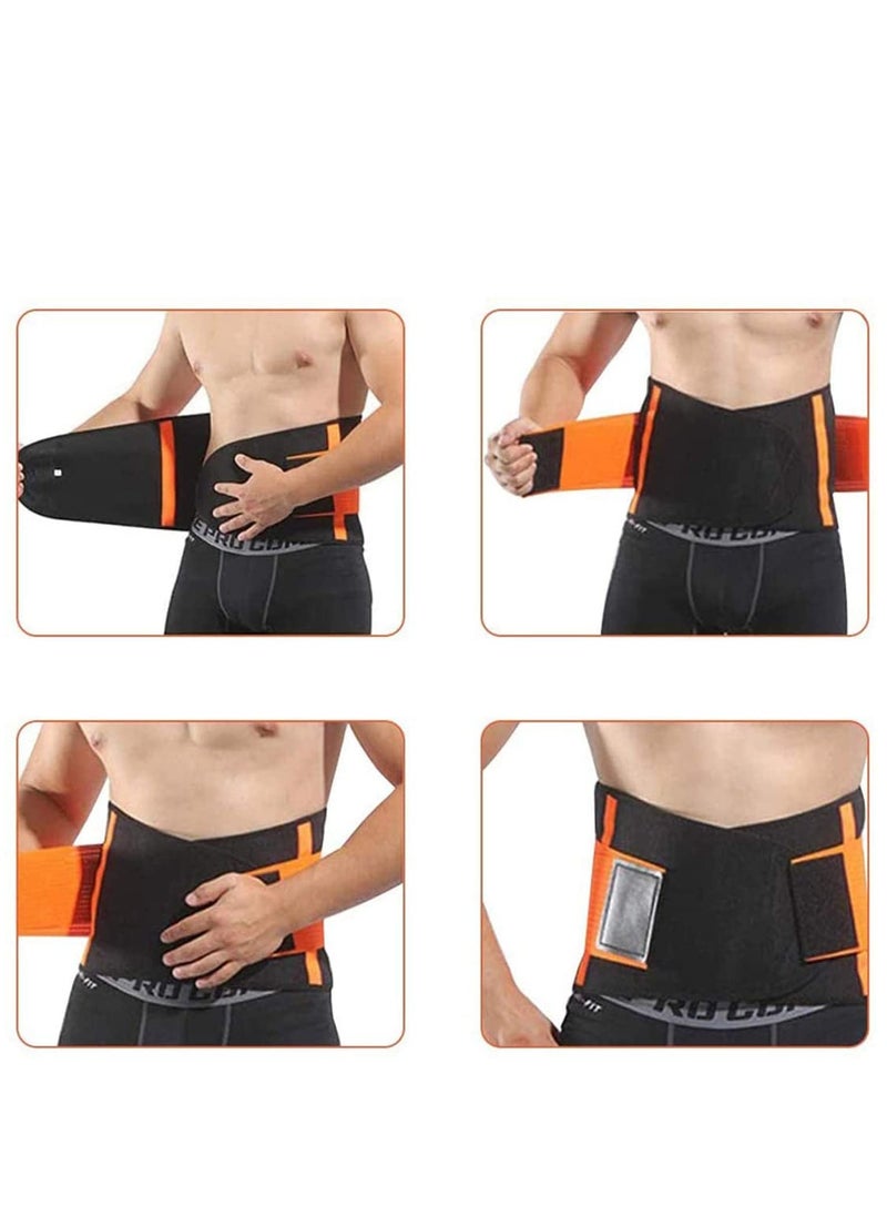 SYOSI - Waist Trimmer Belt, Slimmer Kit, Weight Loss Wrap, Stomach Fat Burner, Low Back and Lumbar Support with Sauna Suit Effect, Best Abdominal Trainer, Slimmer Kit, limmer Belt, Unisex - Image 1